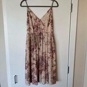 EUC Aritzia Wilfred Satine Midi Dress - Size 4